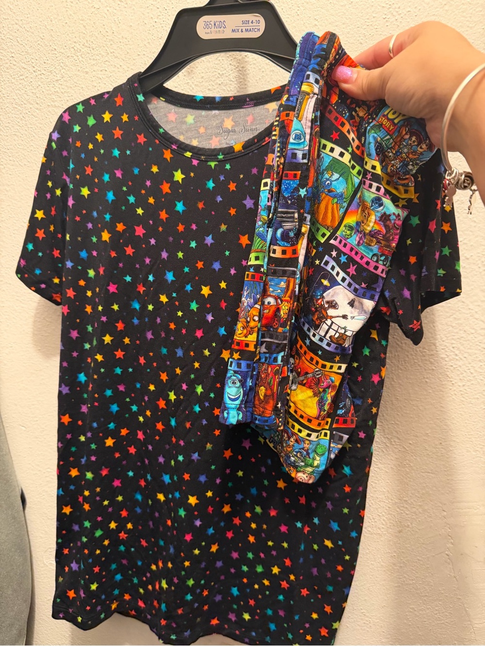 Sugar swan Pixar pocket tee with day wear shorts
